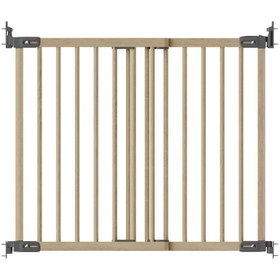 Resim BabyDan Elin Deluxe Ahşap Bebek ve Çocuk Güvenlik Kapısı Naturel - Naturel 
