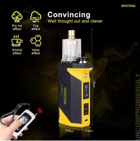 Resim Patona 4270 Fog Master Pro Set Taşınabilir sis Makinesi Aksesuarları ve Çantası Dahil 