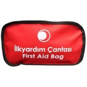 Resim CARSESUAR Ilk Yardım Çantası Uyumlu Araç Ev Iş Yeri Acil Müdahale Çantası Ilk Yardım Seti Kırmızı 