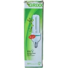 Resim Grixx 15W 220-240V 765LM 6500K E14 Tasarruflu Ampul 