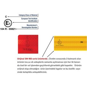 Resim 3M Diamond Grade™ 983 Reflektif Şerit 1 M 