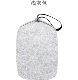 Resim Folinda Oculus Quest 2 İçin Taşınabilir Koruyucu Kılıf - El Tutan Vr Gözlüğü Çantası Hafif Gri - Dayanıklı Materyal İle Ev Kullanıma Uygun 