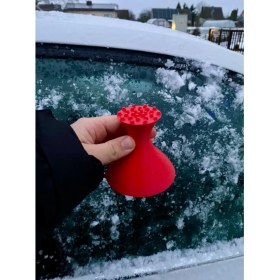 Resim KMA Tekstil Araba Buz Kazıyıcı Araç Cam Kar Temizleyici Oto Ön Camı Kırıcı Kazıma Aparatı Temizleme Kış 