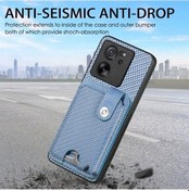 Resim Tongxida Xm 13t / 13t Pro Kart Çüzdan Alet Bıçağı Arka Kılıfı Telefon Kılıfı 