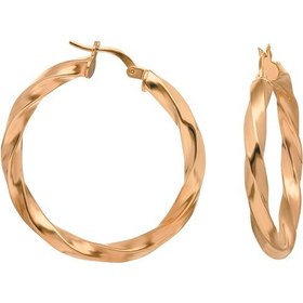 Resim Glorria Gümüş 3 Cm Burgu Halka Küpe N11.30817 