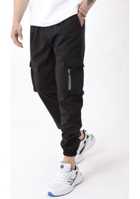 Resim Paraşüt Kumaş Paça Lastikli Kargo/jogger Alt Pldp 01 70093 001 