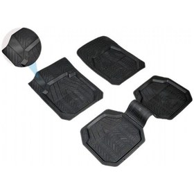 Resim Promats Tuna 3d Havuzlu Paspas 5 Parça Siyah 