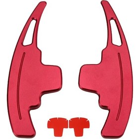 Resim Maiyame Mercedes İçin Aluminyum Alloy Direksiyon Vites Şeftali Genişletici Paneli - Kırmızı 