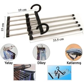 Resim ZehaStore Magic Hanger 5in1 Pantolon Askısı (5355) 