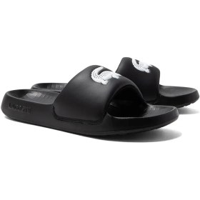 Resim Lacoste Croco Dualiste Erkek Siyah Plaj Terlik 