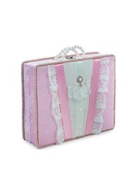 Resim Sandıklı Gelin Bohçasına Uygun Kuranı Kerim Ve Çeyizlik Seccade Seti Pembe 