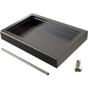 Resim Empoorlium Gaggia Classic Pro Geleneksel Espresso Kahve Makinesi Parçaları Için Düşük Profilli Ince Damlama Tepsisi, Takılı Nozul (Yurt Dışından) 