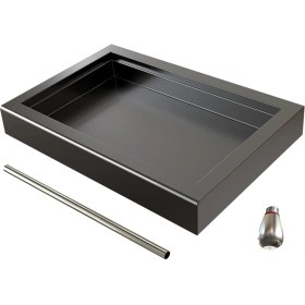 Resim Empoorlium Gaggia Classic Pro Geleneksel Espresso Kahve Makinesi Parçaları Için Düşük Profilli Ince Damlama Tepsisi, Takılı Nozul (Yurt Dışından) 