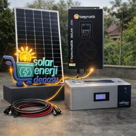 Resim Sed Solar Enerji Deposu 2000W Lityum Güneş Enerjisi Paketi 