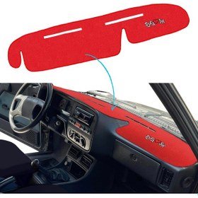 Resim Tofaş Şahin Doğan Kartal Yüksek Ön Göğüs Kırmızı Torpido Koruma Kaplama Halısı Örtüsü 