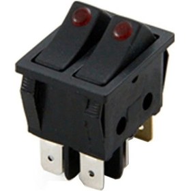 Resim Lockway Ic-102 İkili Nokta Işıklı Anahtar 10 Adet 