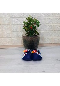 Resim Calx 9041 Lacivert Beyaz Crks Erkek Çocuk Terlik 001 