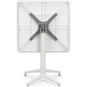 Resim Bintaşmobilya Beyaz Katlanır Bahçe Masası Beyaz 