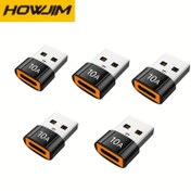 Resim 2 adet/3 adet/4 adet/5 adet 10A USB A'dan USB C OTG Adaptörü Tip C'den USB Dönüştürücüye Xiaomi 14 MacBook için USB 3.0 Adaptör, Type C'deki Otg Bağlantı Noktası ile 