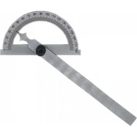 Resim D&W Açılı Iletki Gönye Açı Ölçer Cetvel 120X150 mm 