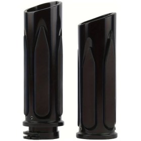 Resim Dream011 Siyah Off-road Motosikletler İçin 1 İnç Elektronik Gaz Kumandalı Alüminyum Gidon Harley Touring Uyumlu 