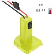 Resim Springsun Ryobı 18v Elektrikli Aletler İçin Nikel-lityum Batarya Adaptörü, Telsizli Dıy Çıkış, Dahili Anahtar Ve Sigorta Özelliği 