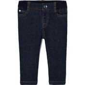 Resim Dark Denim Rahat Kesim Erkek Bebek Jean Pantolon 