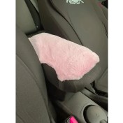 Resim Yumusak Pelus Kol Dayama Kolcak Minderi Pudra Pembe 