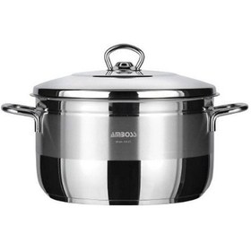 Resim Amboss Saphire 18 Cm Derin Tencere - Çelik Kapak Gri 