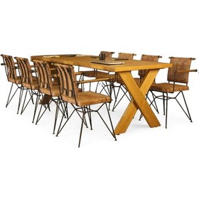 Resim Neiwel Odes Doğal Ahşap Toplantı Masası x 120 x 340 Açık Ceviz 