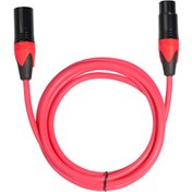 Resim XRL Erkek - Dişi Mikrofon Ses Kartı İçin Ses Kablosu Kırmızı 