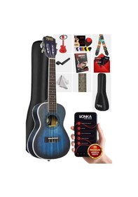 Resim Midex Cn-23 Yüksek Kaliteli Masif Ağaç Concert Ukulele Seti 