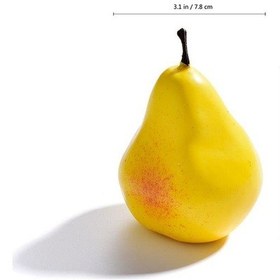 Resim Yapay Meyve Sebze 6lı Paket Sarı Armut Doğal Görünüm 