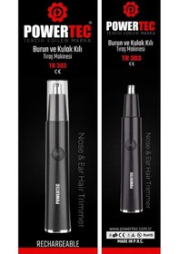 Resim Powertec TR-303 Burun ve Kulak Kılı Makinesi 