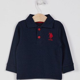 Resim U.S. Polo Assn. U.s. Polo Assn Lisanslı Classic Lacivert Erkek Bebek Uzun Kol Yakalı Sweatshirt 