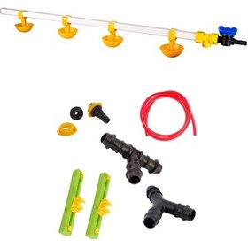 Resim TavPet Nipel Suluk Sistemi Montaj Aparatlı Yaylı Çanaklı Civciv Nipeli 80 cm 