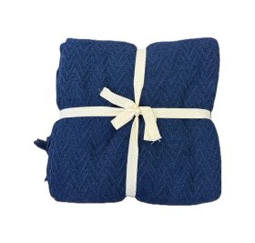 Resim Aryıldız Püsküllü Tv Battaniye Tek Kişilik 150x200cm Lacivert Lacivert 