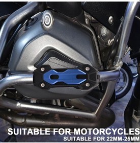 Resim Lemestar Evrensel 22-25mm Motosiklet Motor Koruma Çerçevesi - Düşme Ve Çizilme Önleyici, Lüks Tasarım 