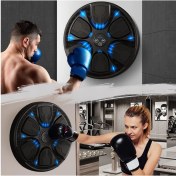 Resim Ensiga Boks Makinesi Akıllı Boks Standı Müzikli Eldivenli Yetişkin Çocuk Egzersiz Boks Spor Ekipmanı 