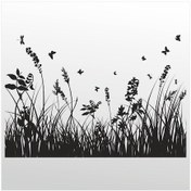 Resim Folyo Sticker Kelebek Adkpquy673 80cm Uzunluk Siyah 