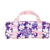 Resim Kaukko Travel Double Stripe Mor Kalem Çantası 
