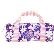 Resim Kaukko Travel Double Stripe Mor Kalem Çantası 