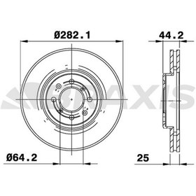 Resim AVDANOTO ON FREN DISK AYNASI MG ZR ZS 1.8I 2.5I 2.0TD 