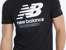 Resim New Balance Lifestyle MNT1205-BKW Siyah Erkek T-Shirt 