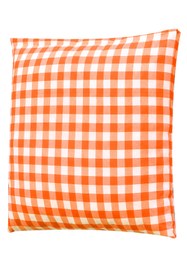 Resim AfgTech Piknik Seti 170x170cm Piti Kareli Piknik Örtüsü, 40x40cm 4 Adet Minder Turuncu 