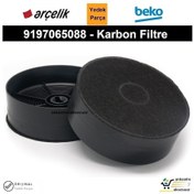 Resim Beko Uyumlu CTB 6407 X (8851533200) Aspiratör Karbon Filtre 9197065088 