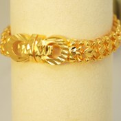 Resim Lüks 24K Altın Kaplama Bilezik - Hip Hop & Bollywood Tarzı, Partiler & Hediyeler İçin Mükemmel 