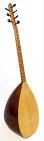 Resim Turkish Mahogany Short Neck Saz Baglama 