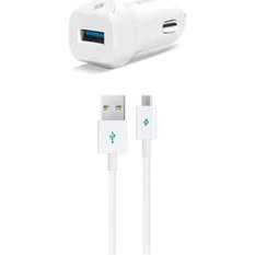 Resim Ttec 2ckqc01m Speedcahrger Qc 3.0 Universal Araç Şarj Aleti + Micro Usb Kablo 