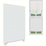 Resim 100 Katlı Karartma Perdeleri - UV Koruma ve Işık Engelleyici Dokusuz Kumaş Pencere Perdeleri, Halkalı Üst, Oturma Odası, Yatak Odası, Ofis için Retro Dikey Çizgili Tasarım, Gizlilik Pencere Tedavisi | Dekoratif Pencere Kaplamaları | Kolay Bakım Malzemesi 